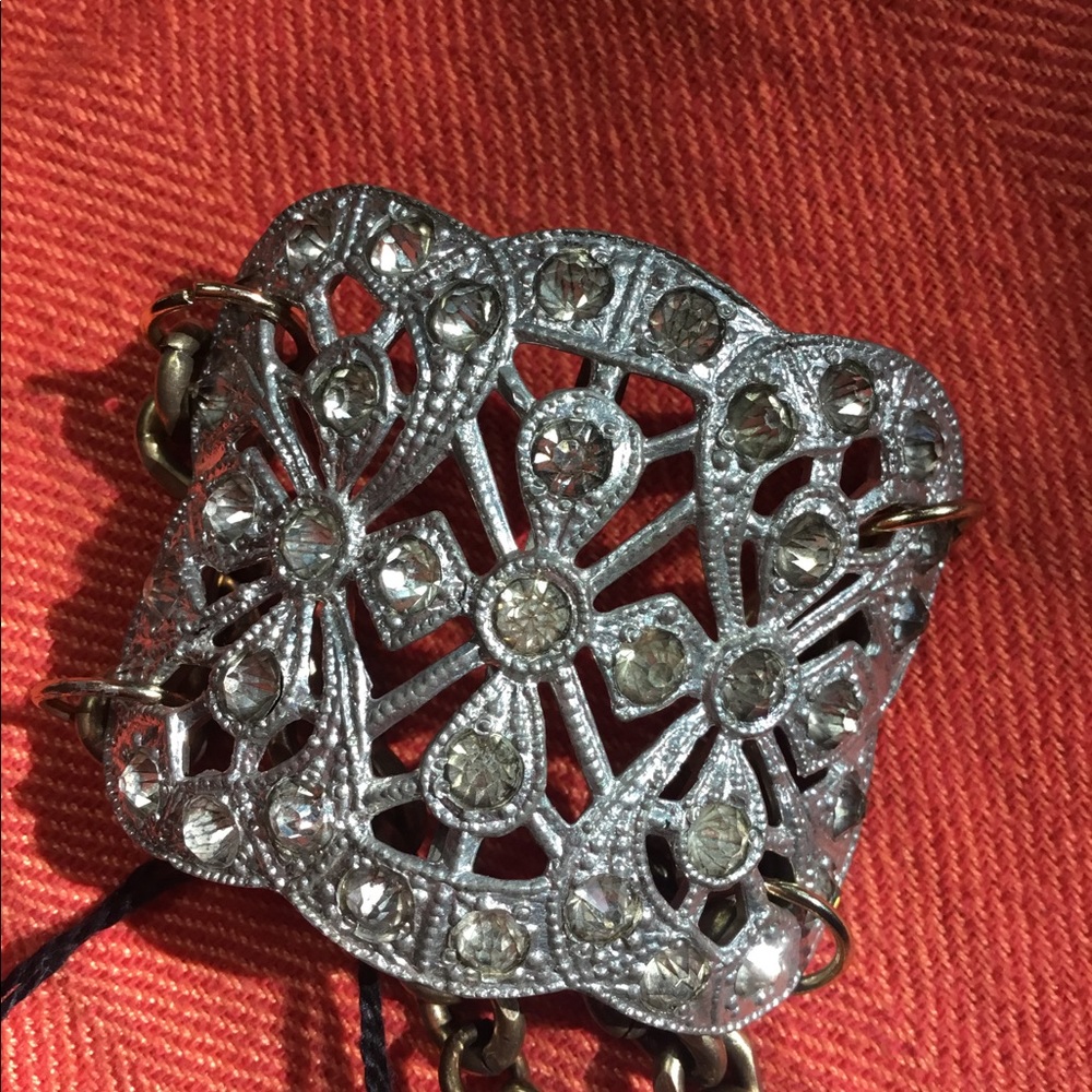 Beautiful handmade bracelet made from 1920’s shoe buckle